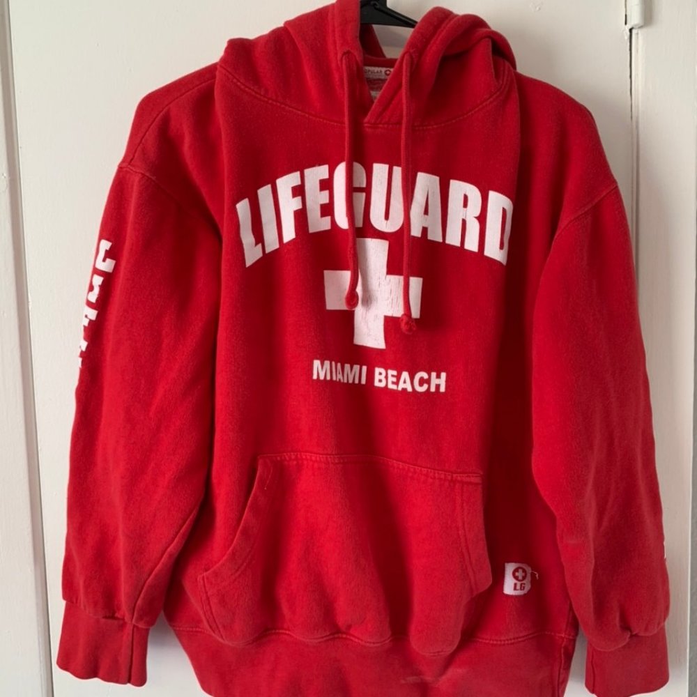 Vintage Authentic Lifeguard Hoodie